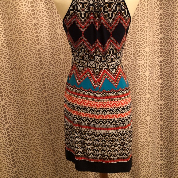 Laundry By Shelli Segal Vibrant Chic Printed Dress - Picture 5 of 8